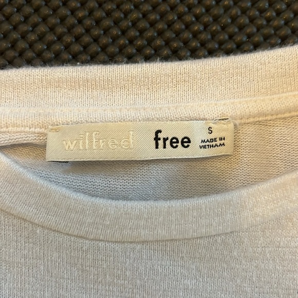 Wilfred free size small white crop t-shirt - Picture 3 of 3